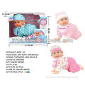 8 inch battery operated climbing doll with singing function ,8 inch battery operated dolls with sound
